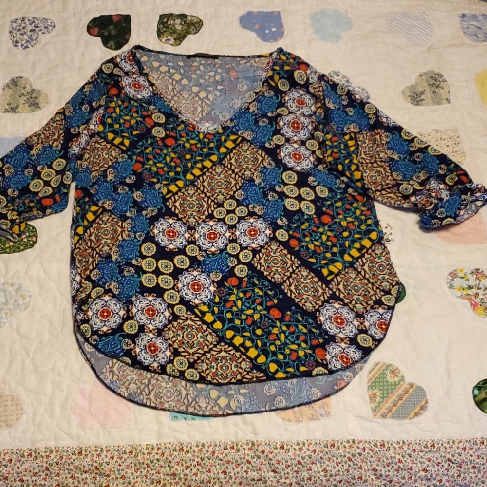 Renee C. Boho Designed Blouse